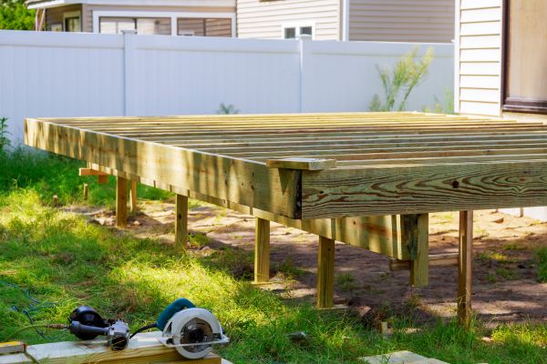 Elevated Deck Installation in Manchester