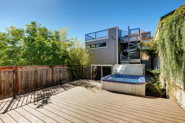 Hot Tub Deck Installation in Manchester