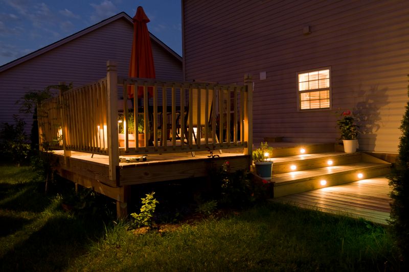 Elegant Deck with Lighting
